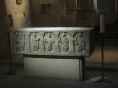 De zogenaamde sarcofaag van Johannes Cassianus.